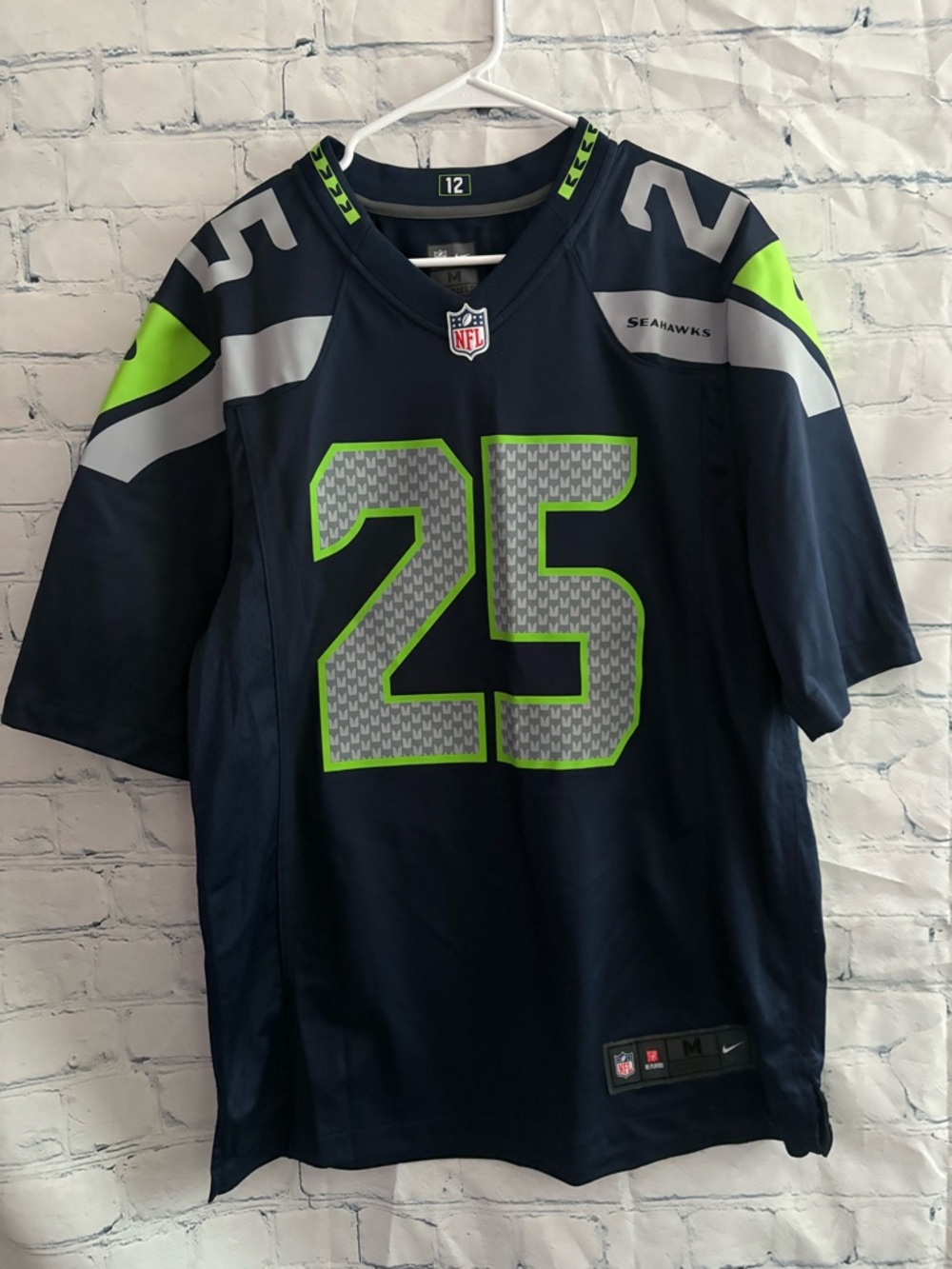 Men’s Nike Seahawks Jersey Richard Sherman 25 size M